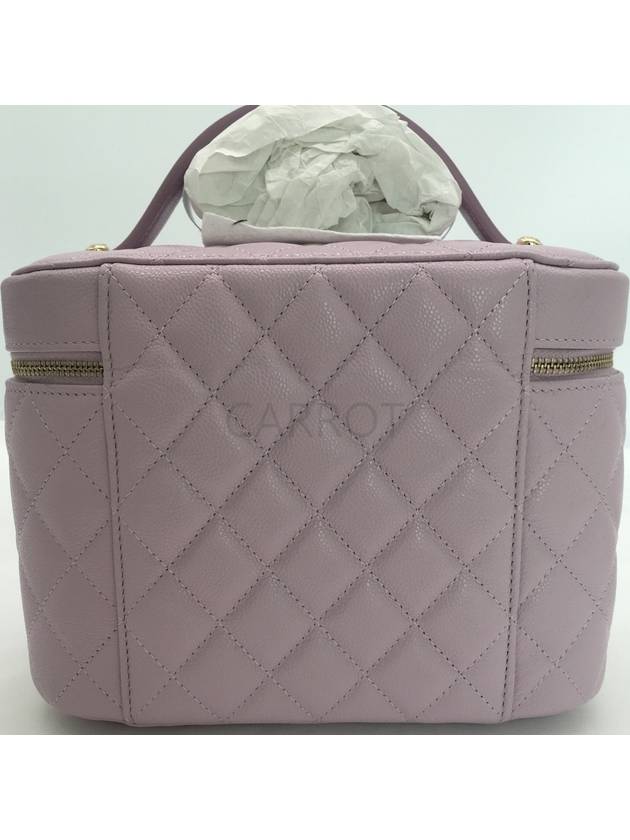 Chanel Vanity Bag Cosmetic Pouch Caviar 24S AP2573