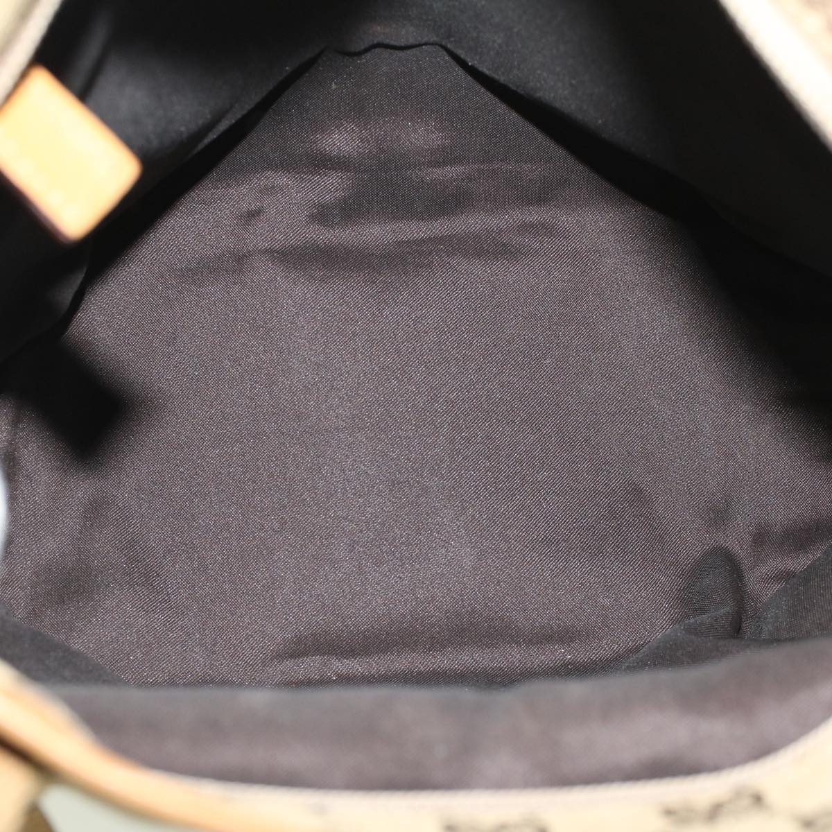 GUCCI GG Canvas Sherry Line Tote Bag Beige Orange fm2946