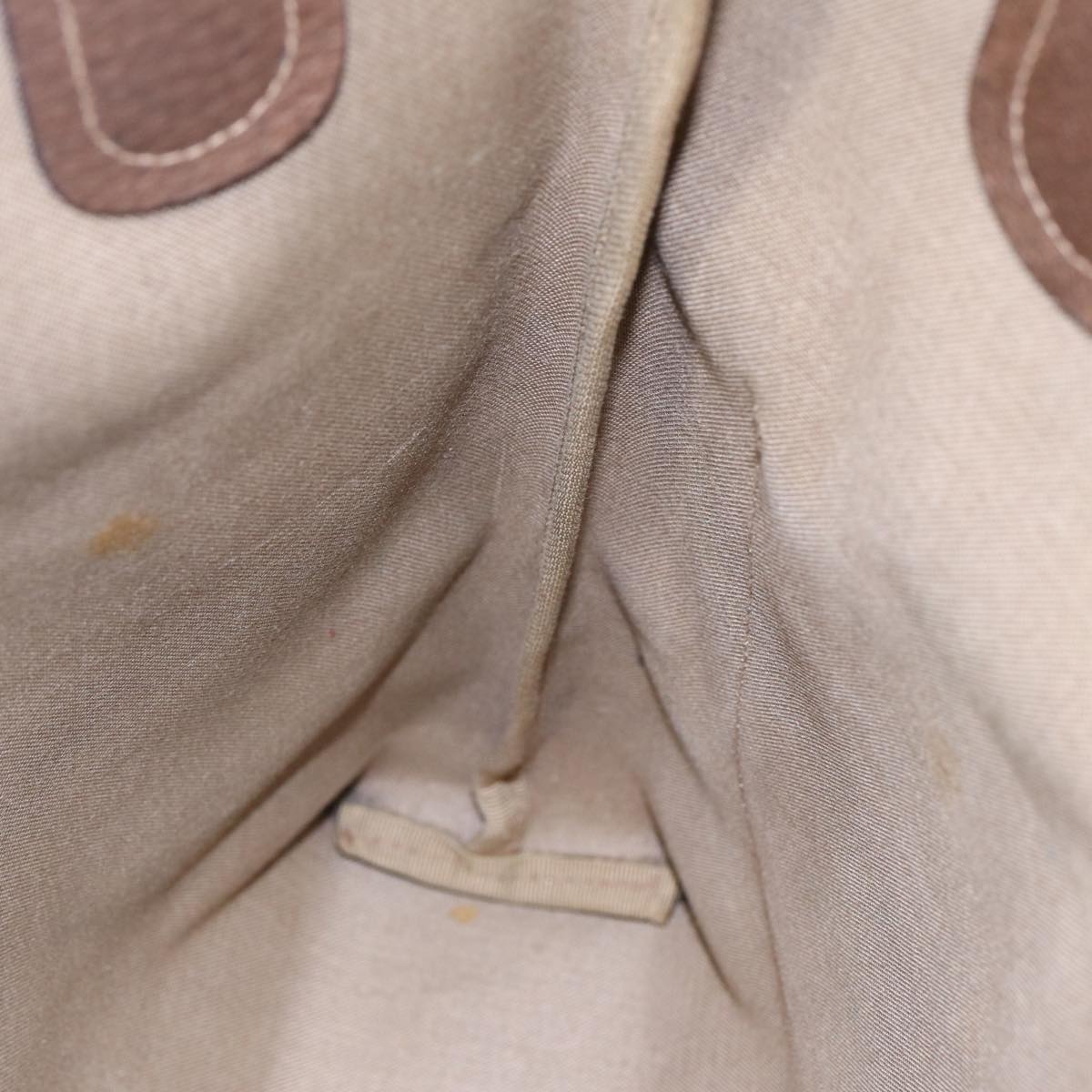 GUCCI GG Supreme Web Sherry Line Tote Bag PVC Beige 39 02 003 fm3734