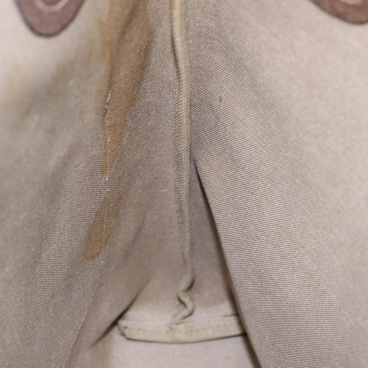 GUCCI GG Supreme Web Sherry Line Tote Bag PVC Beige 39 02 003 fm3734