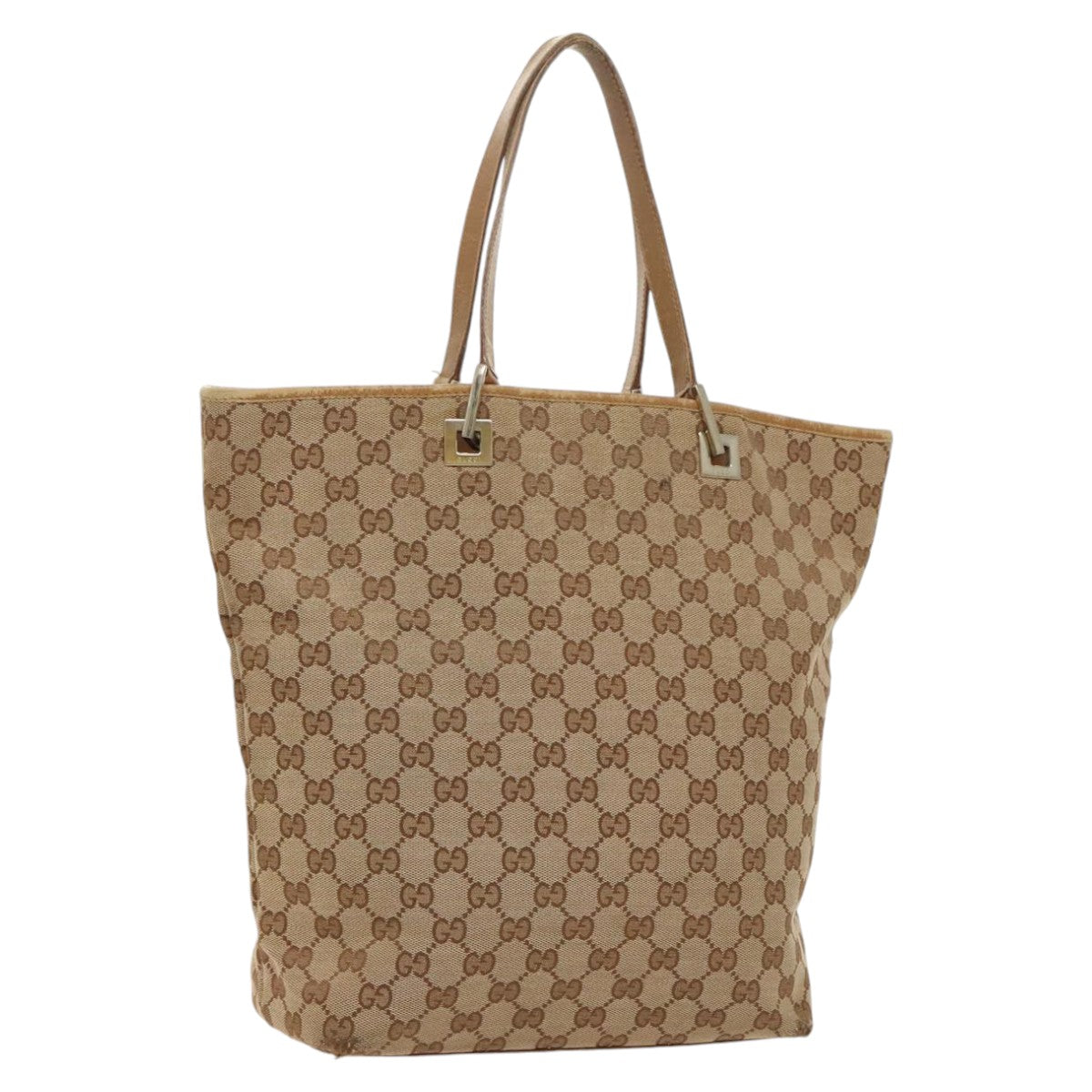 GUCCI GG Canvas Tote Bag Beige Gold 002 1098 3444 fm4010