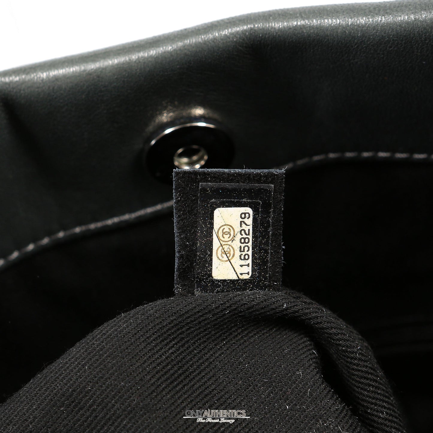 Chanel Black Lambskin Eight Knots Tote