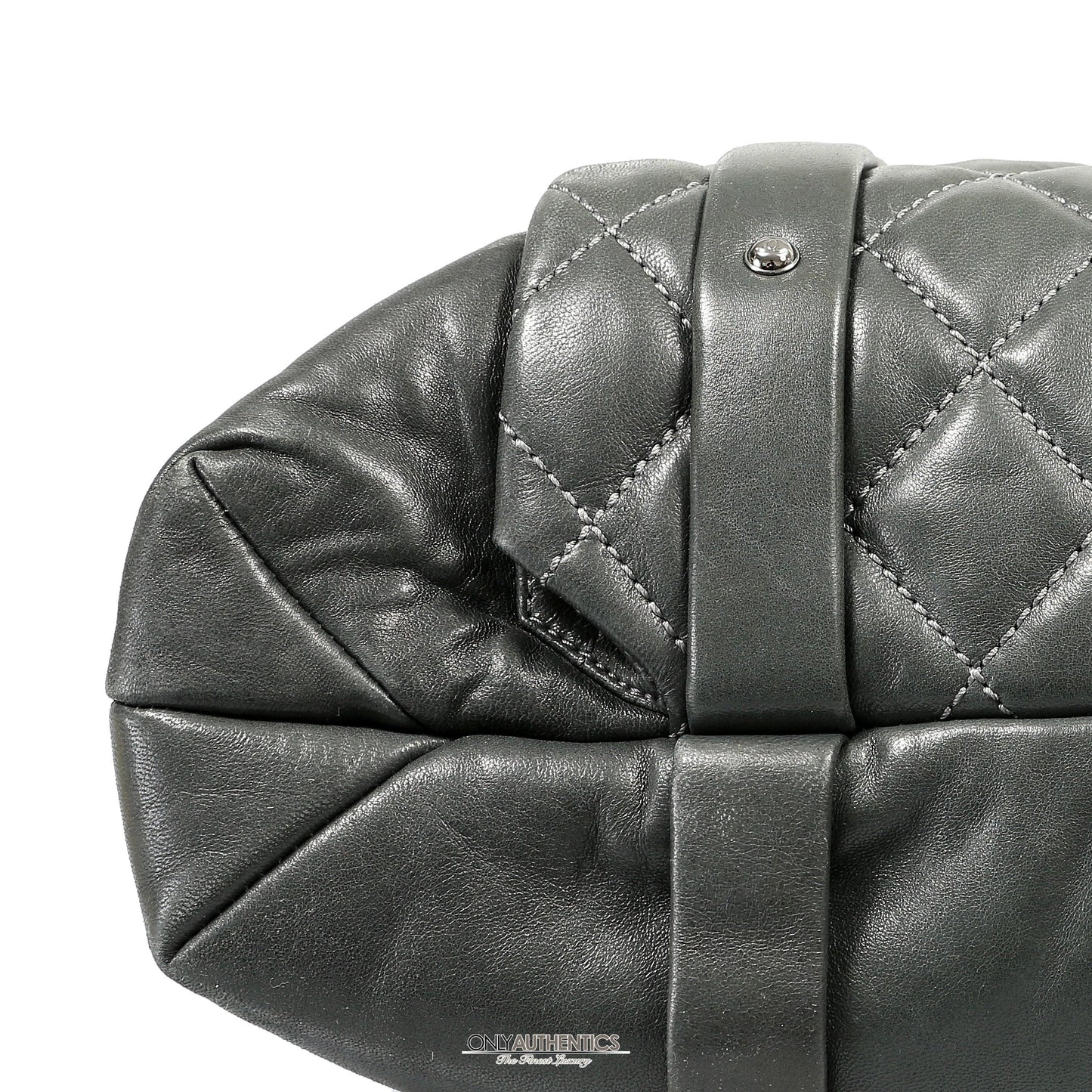 Chanel Black Lambskin Eight Knots Tote