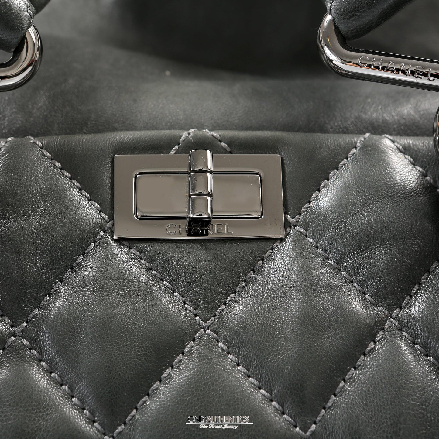 Chanel Black Lambskin Eight Knots Tote