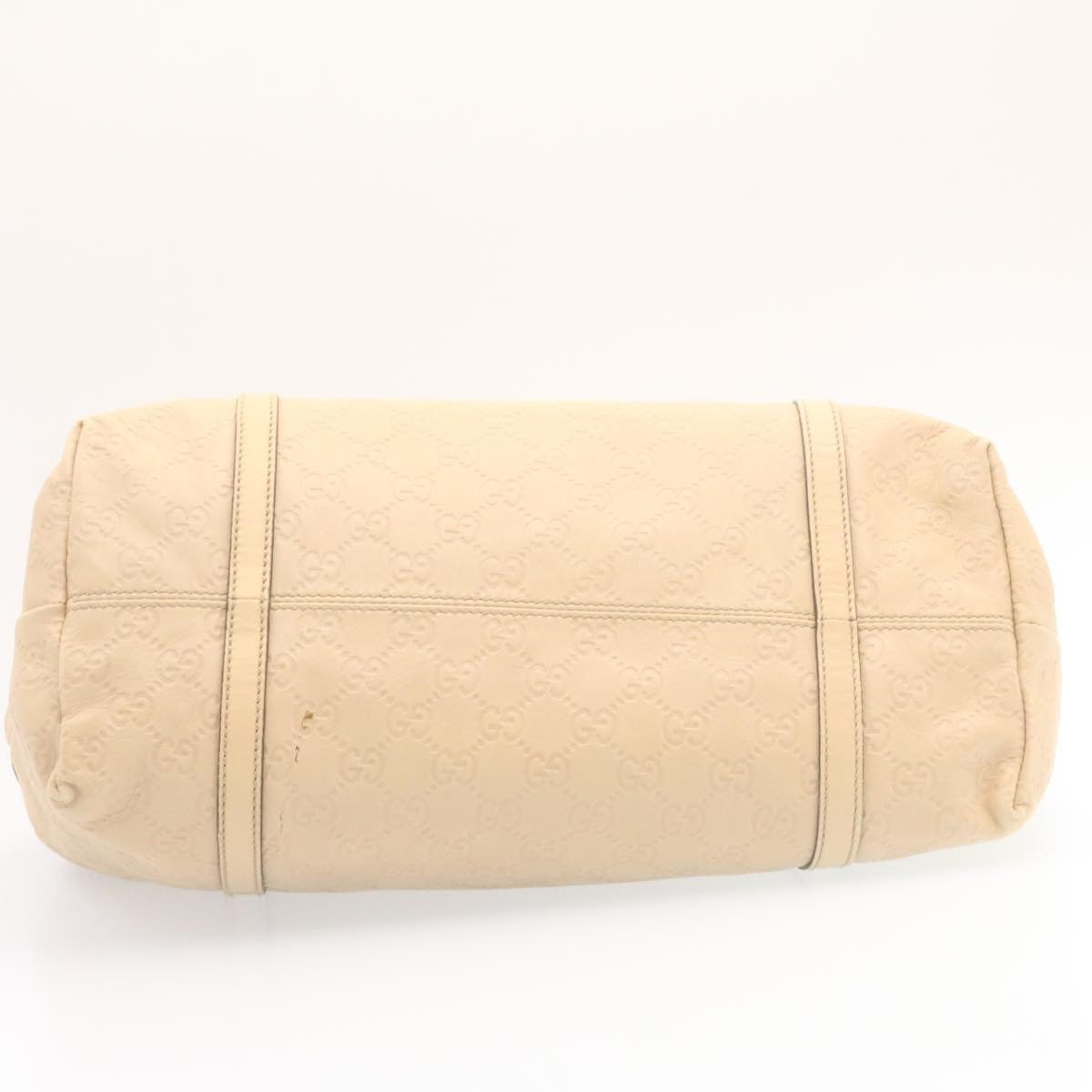 GUCCI Shima Tote Bag Leather Beige am1040g