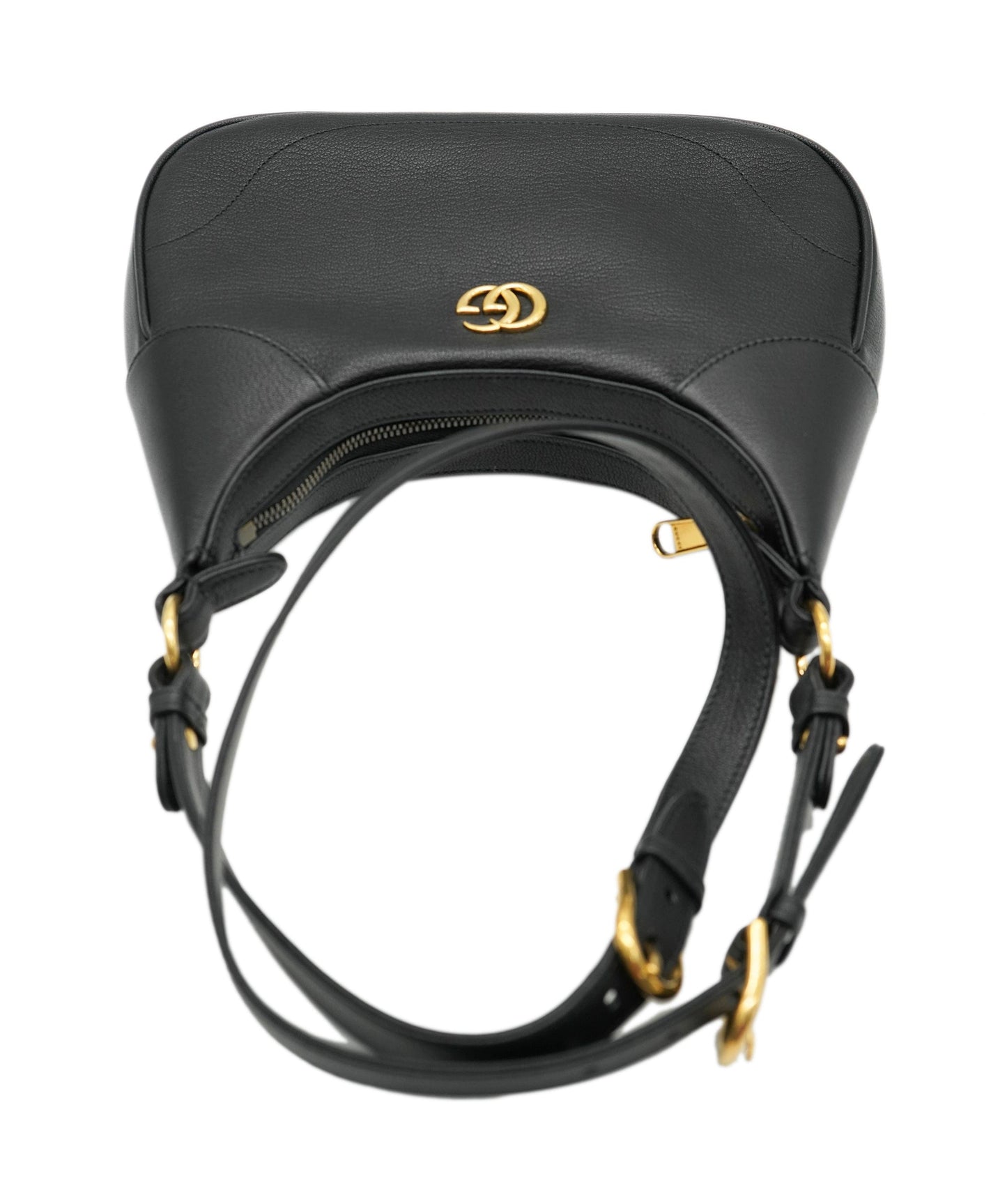 Gucci Black Aphrodite Leather shoulder REC1689