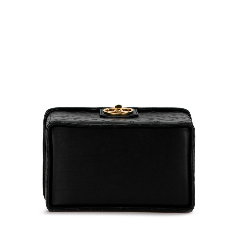 Chanel Leather Coco Mark Bicolor Handbag