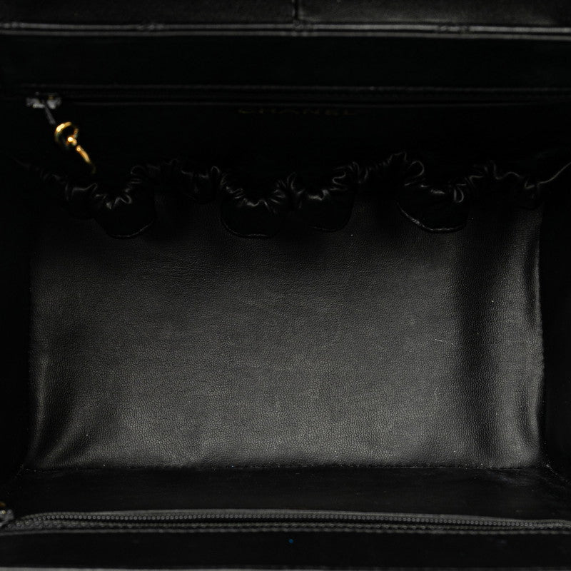 Chanel Leather Coco Mark Bicolor Handbag