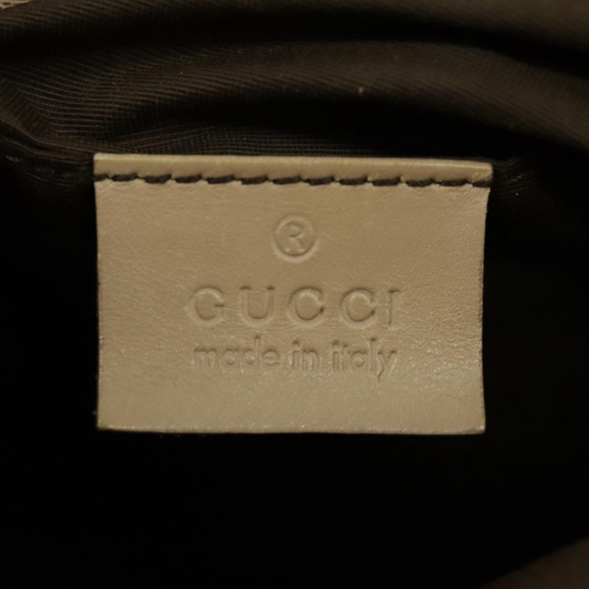 GUCCI GG Canvas Bamboo Tote Bag Beige Gold 92709 hk1719