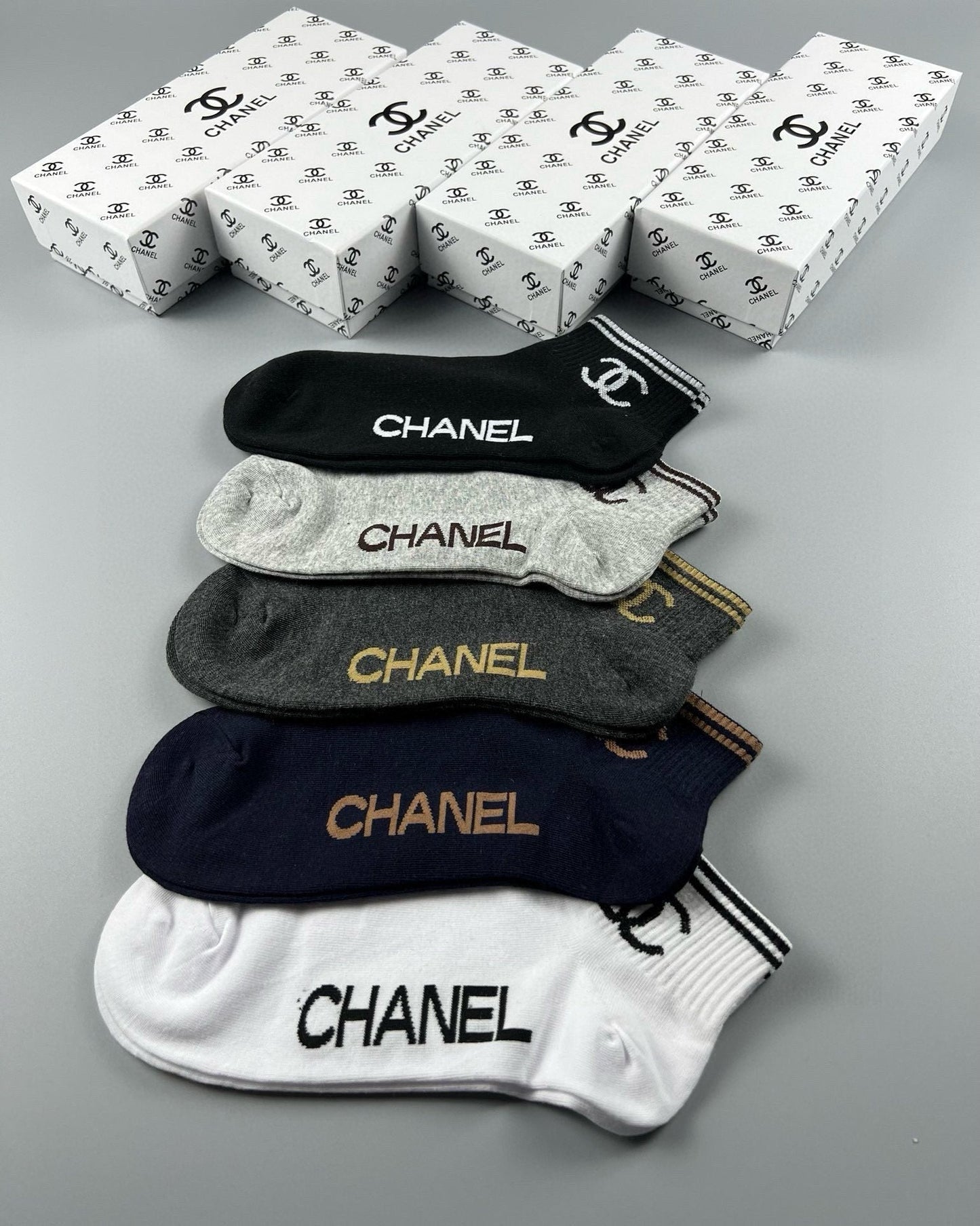 CHANEL SHORT SOCKS 185755 (1 BOX)