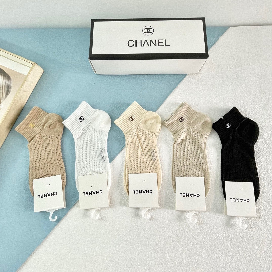 CHANEL ANKLE SOCKS 186756 (1 BOX)