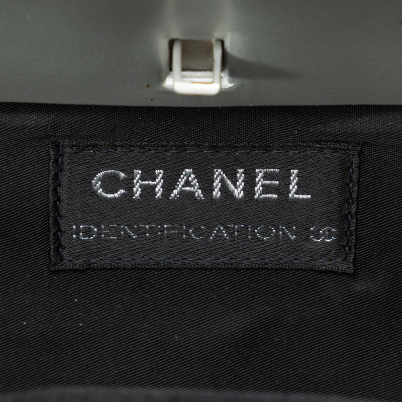 Chanel Wool Hip Bag Shoulder Bag Gray