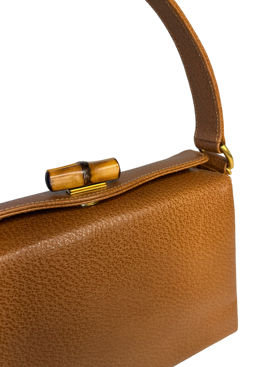 Gucci bamboo brown handbag