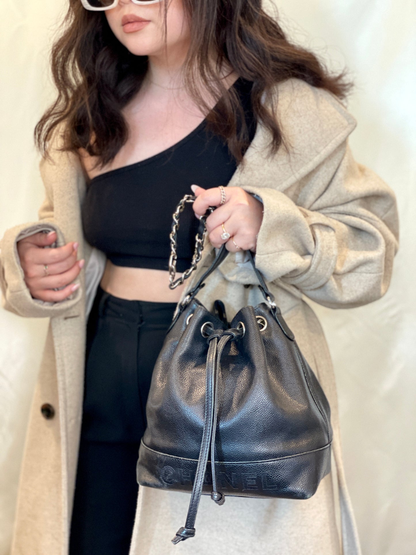 Chanel Caviar Bucket Bag