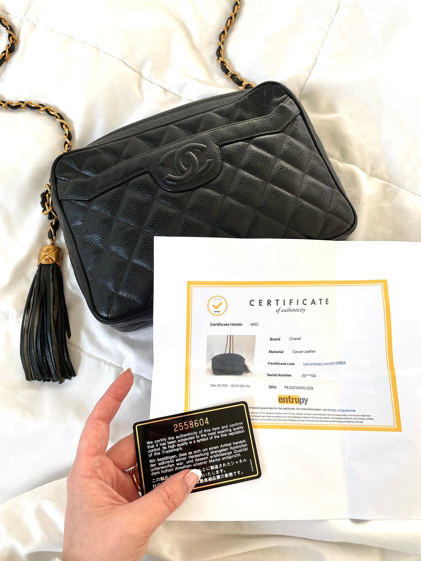 Chanel Caviar Camera Bag