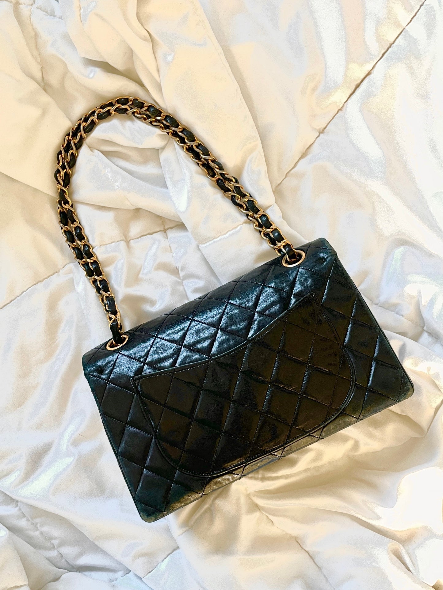 Chanel Small Lambskin Double Flap Bag
