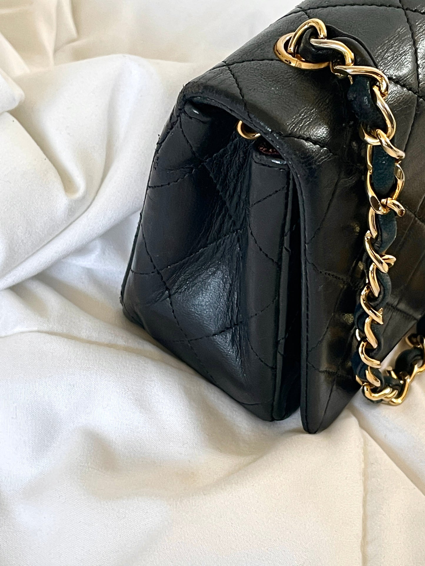 Chanel Mini Lambskin Full Flap