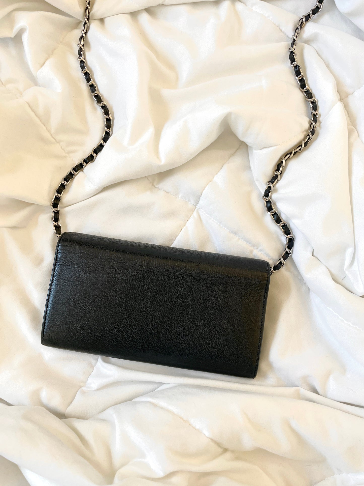 Chanel Calfskin Wallet on Chain