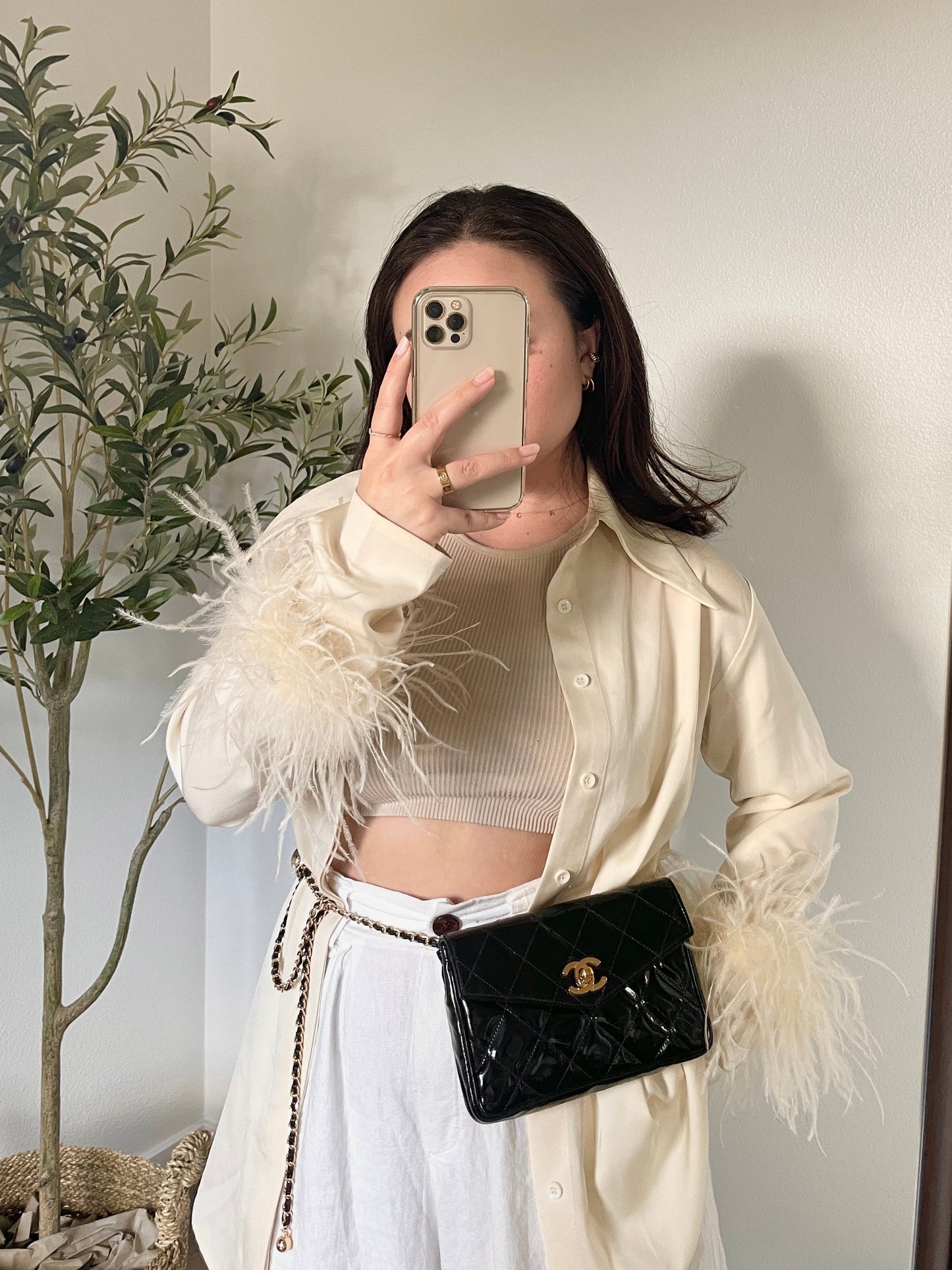 Chanel Patent Leather Bum Bag