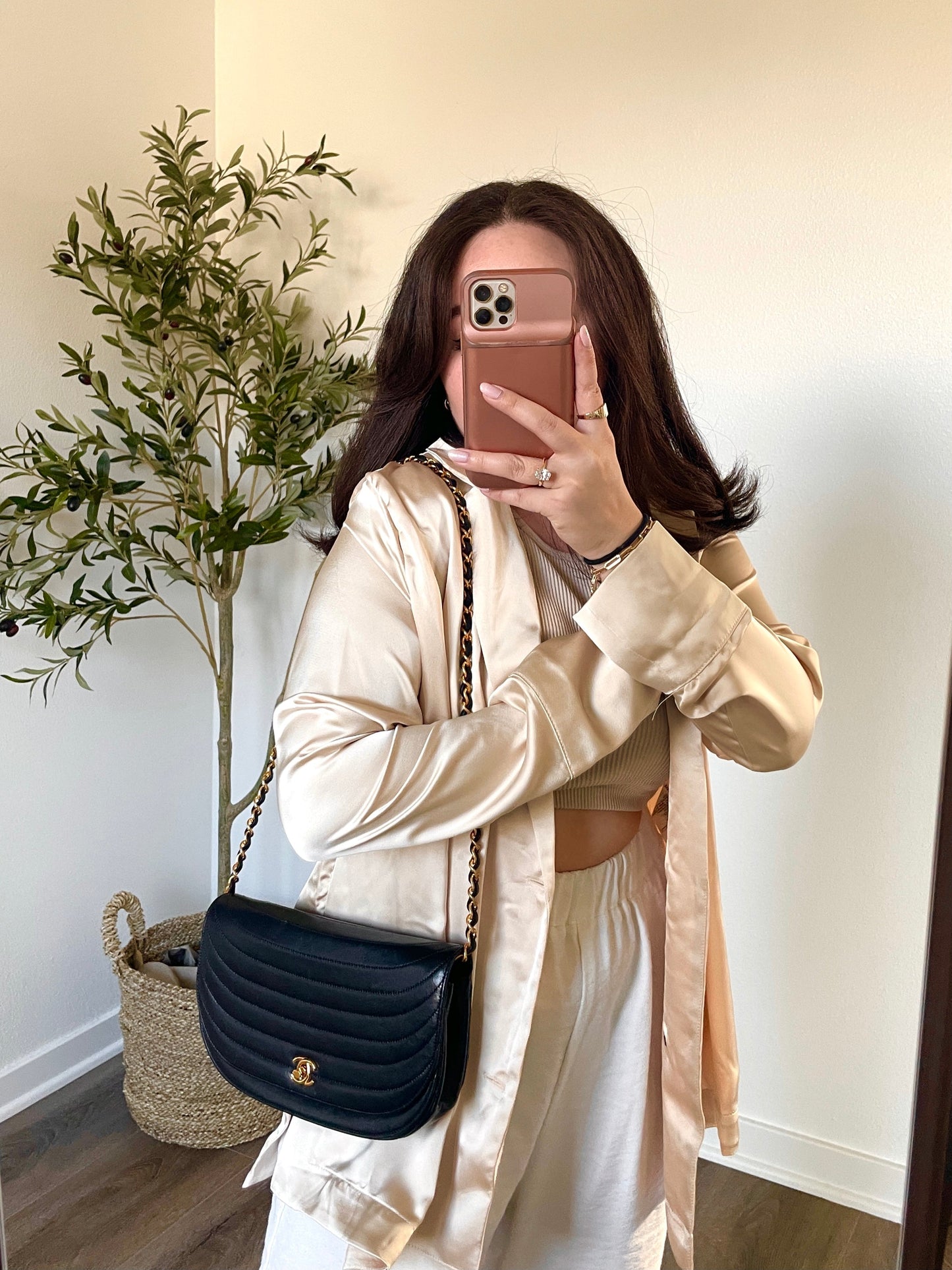 Chanel Small Crescent Flap