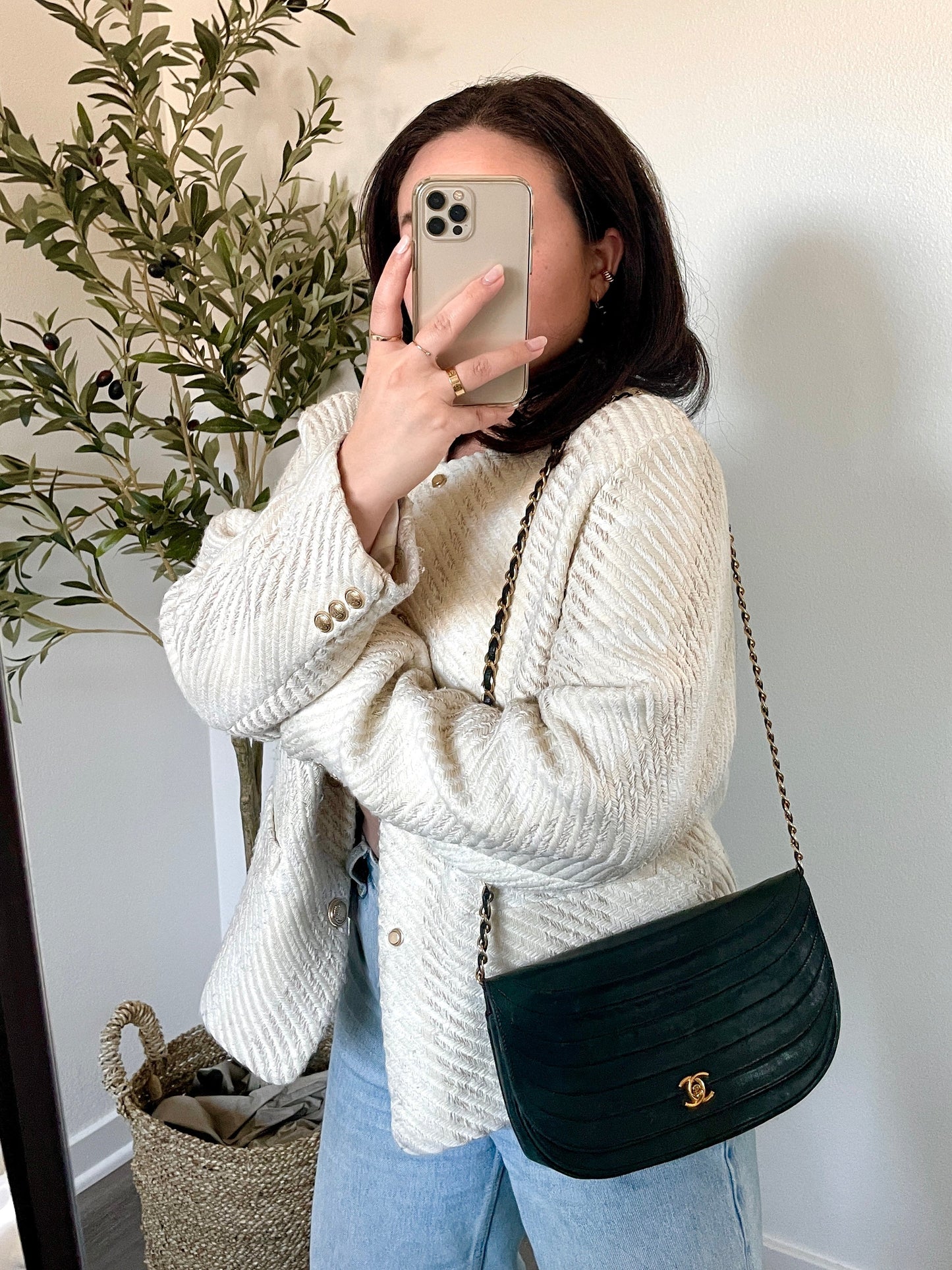 Chanel Small Crescent Flap