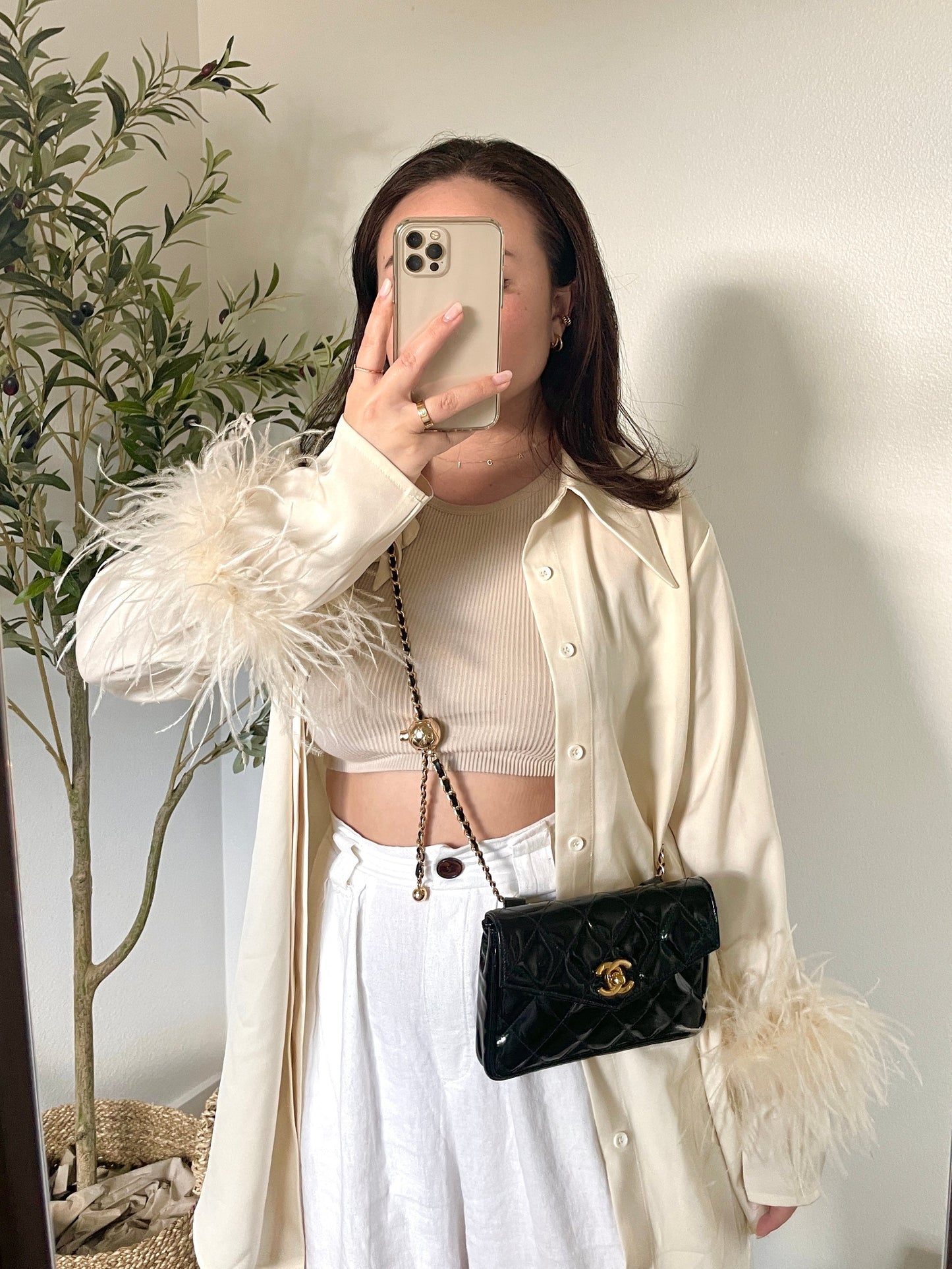 Chanel Patent Leather Bum Bag
