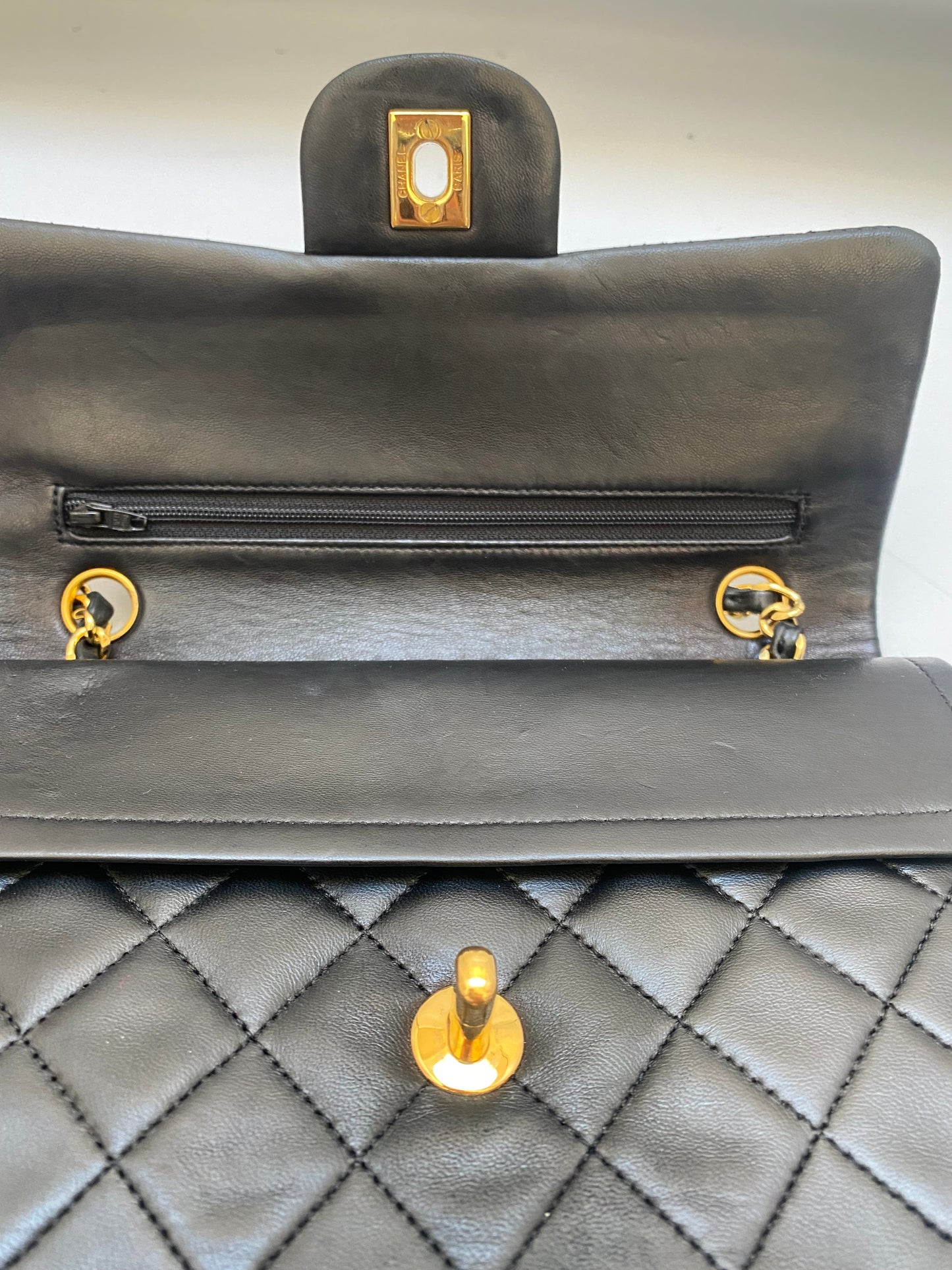 Chanel vintage black Timeless flap bag