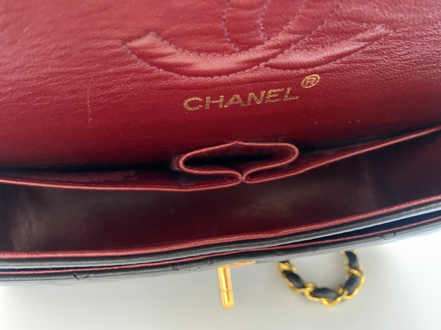 Chanel vintage black Timeless flap bag