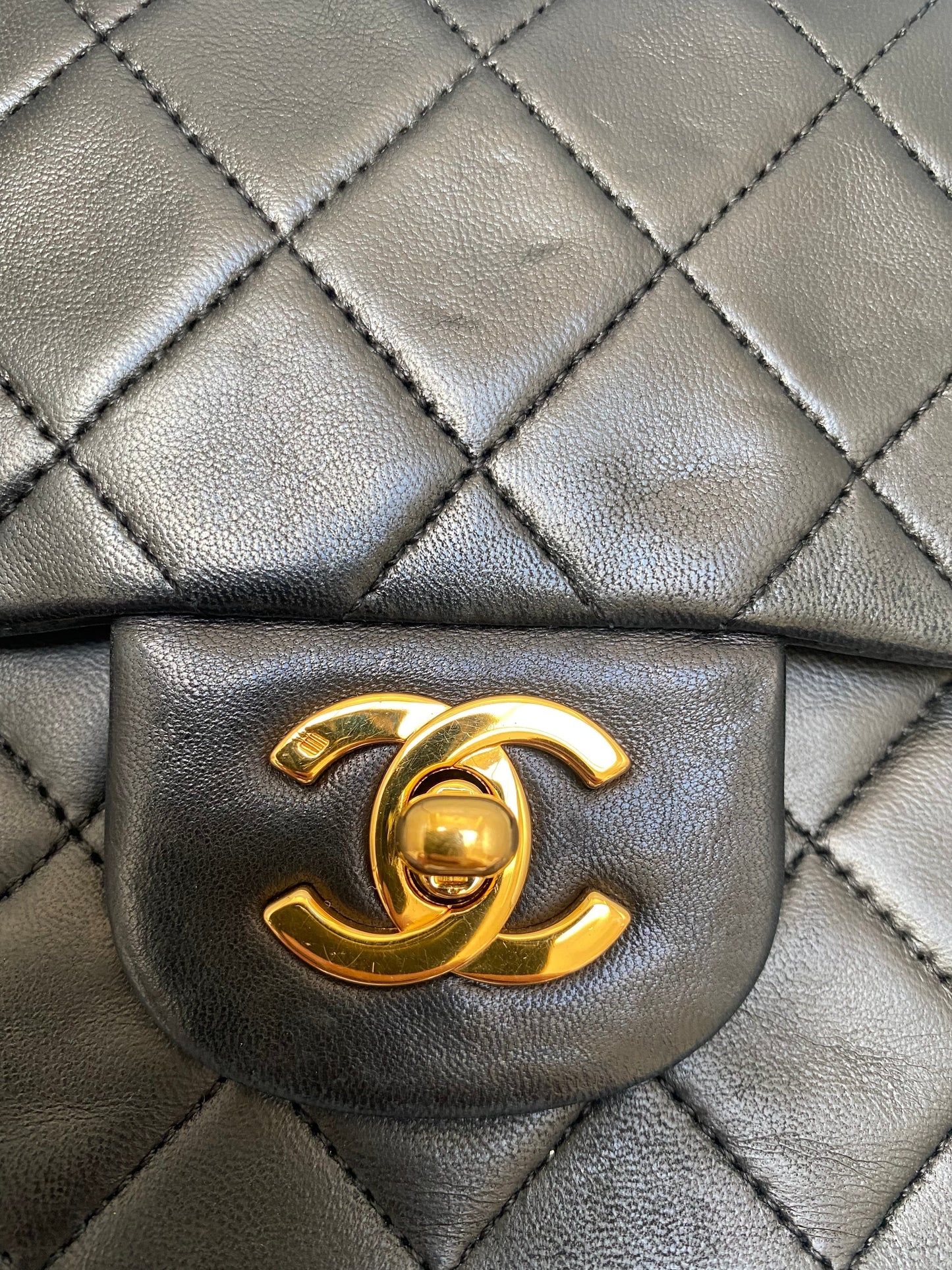 Chanel vintage black Timeless flap bag