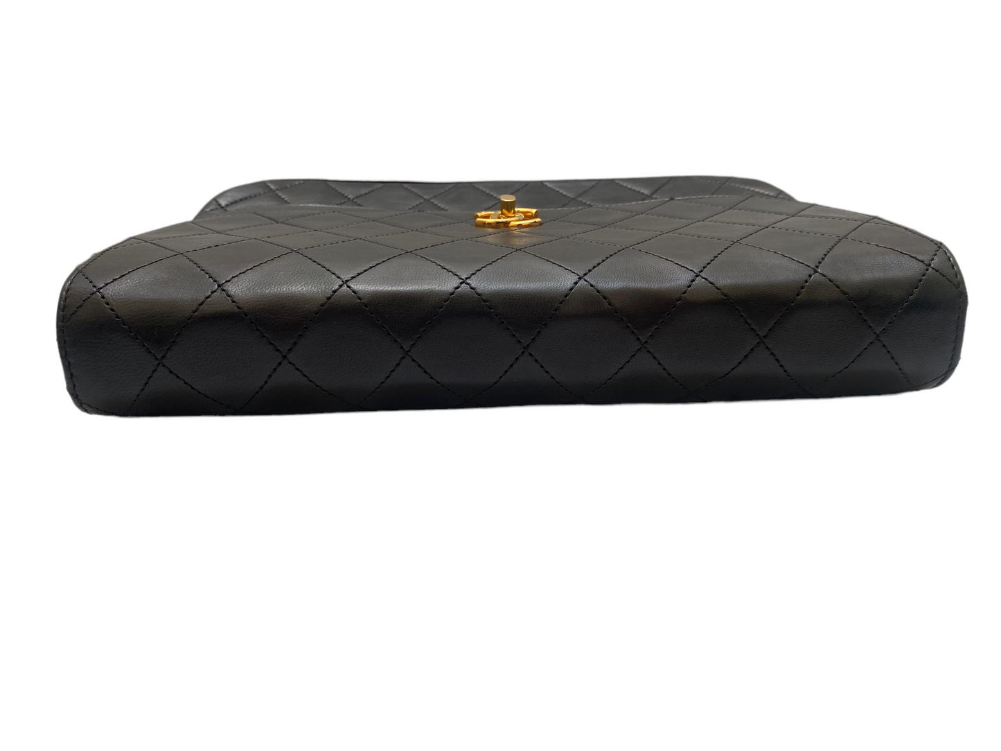 Chanel vintage dark blue quilted flap bag