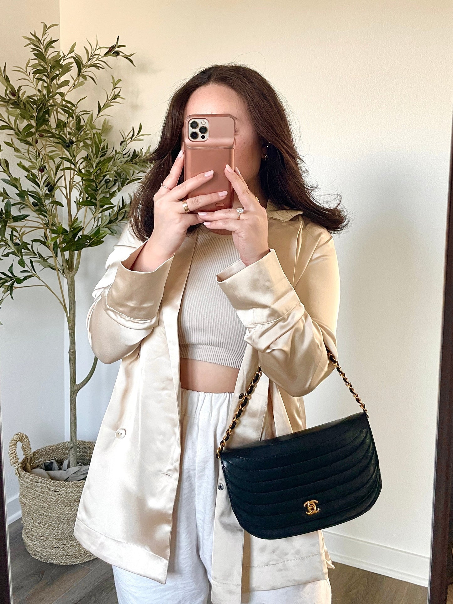 Chanel Small Crescent Flap