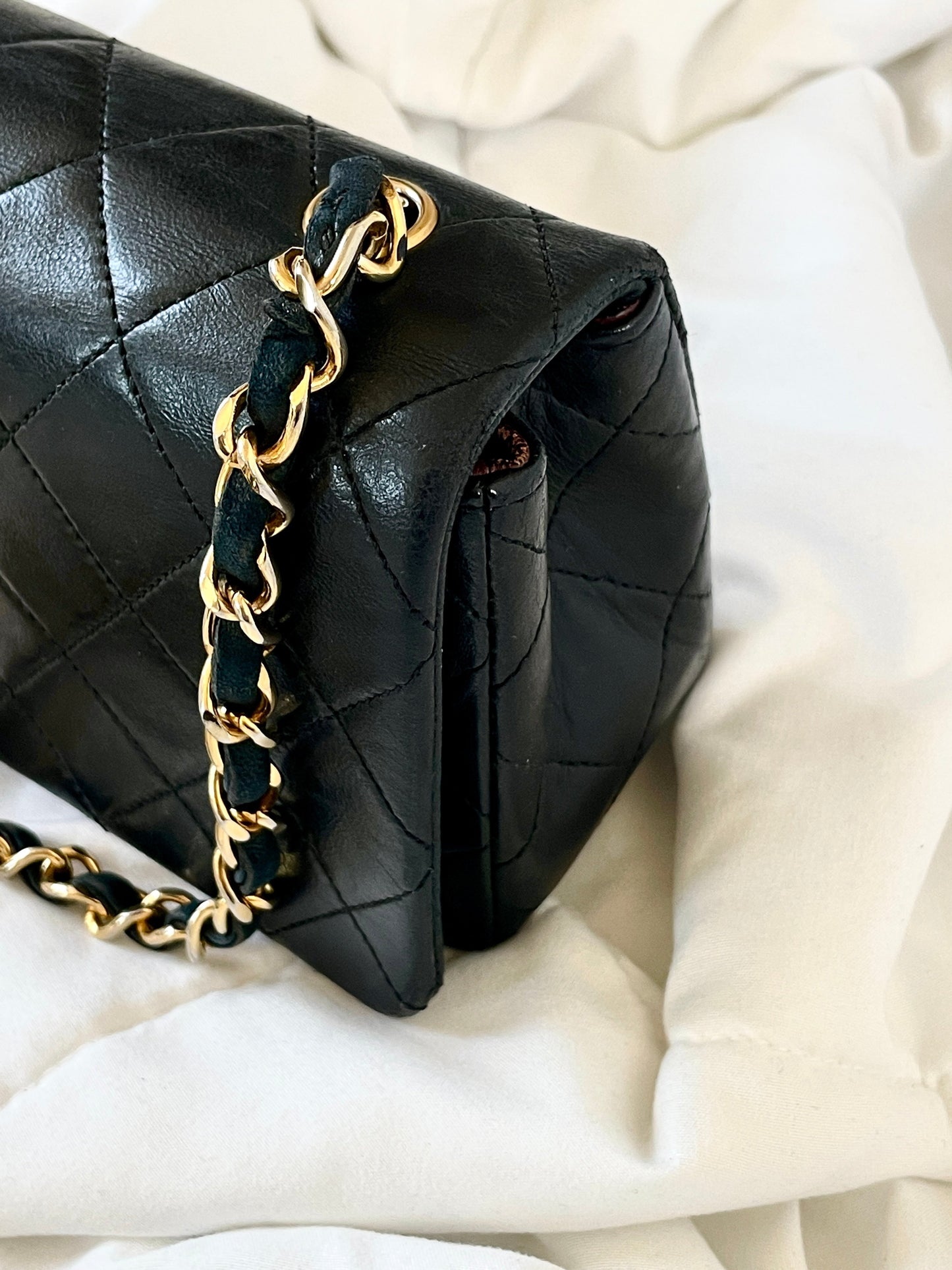 Chanel Mini Lambskin Full Flap