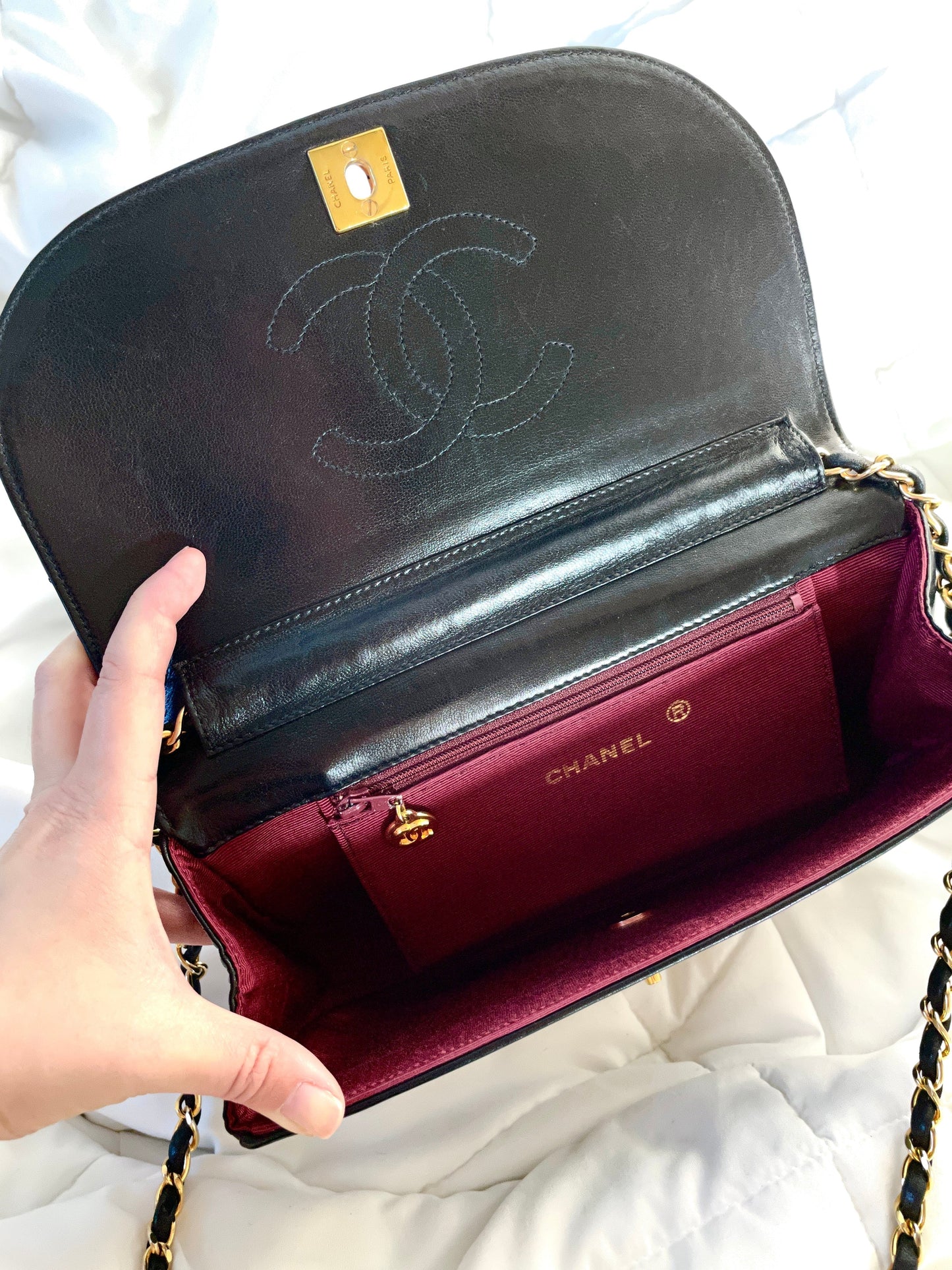 Chanel Small Crescent Flap