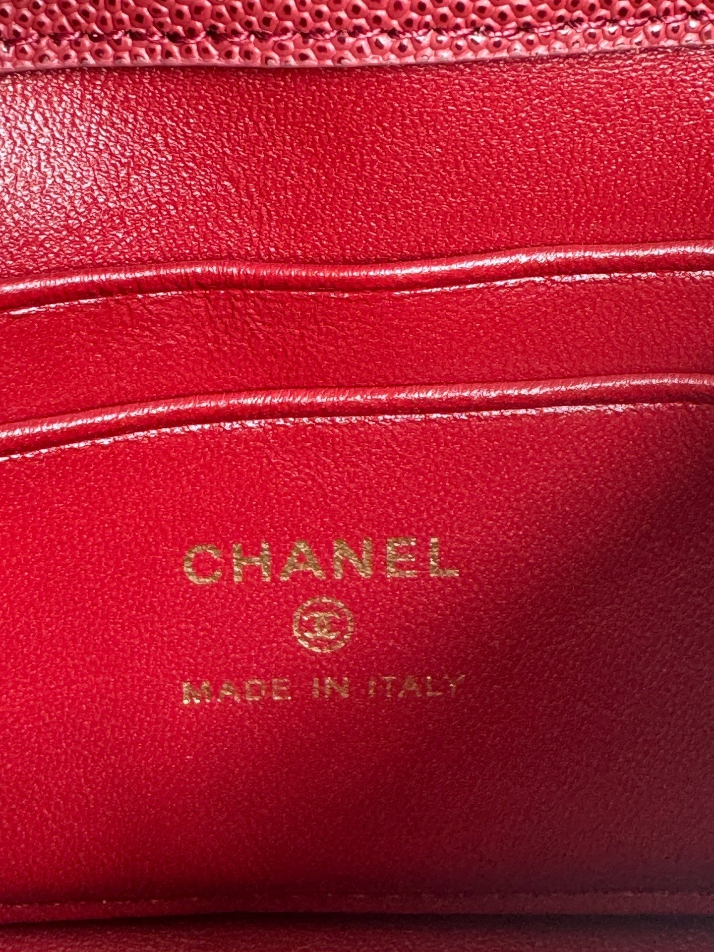 CHANEL 24K Coco Handle Nano 14.5cm Burgundy Grained Calfskin Gold Hardware