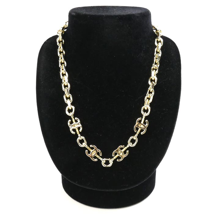 Chanel Metal Coco Mark Necklace