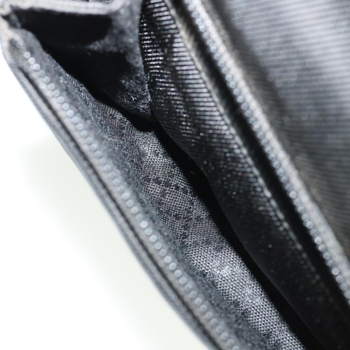 GUCCI Bamboo Hand Bag Nylon Black ki2495