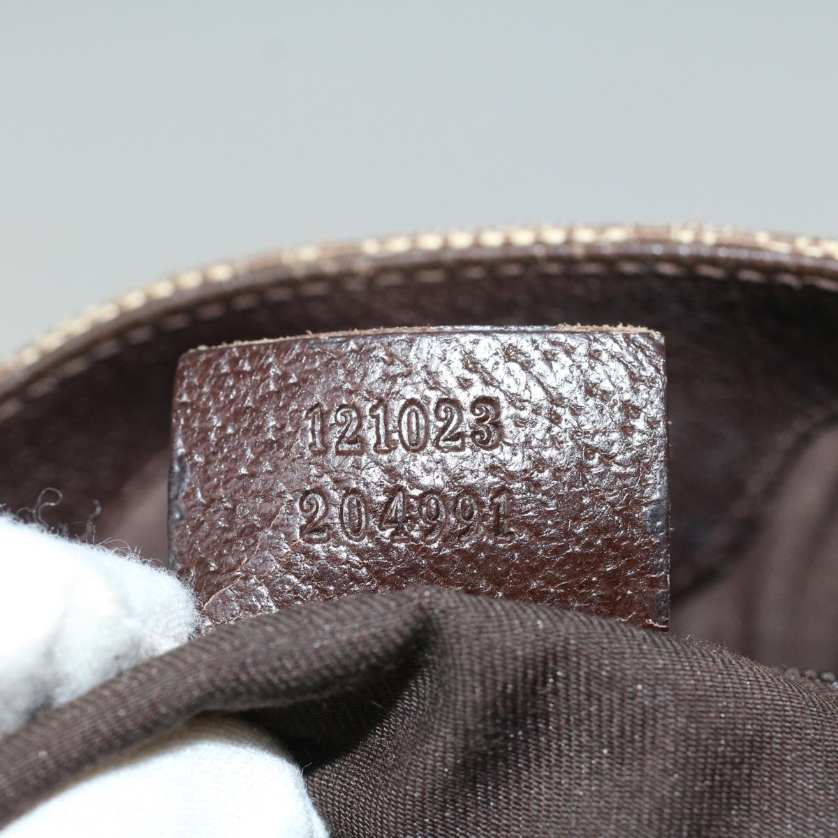 GUCCI GG Canvas Tote Bag Beige 121023 ki3689
