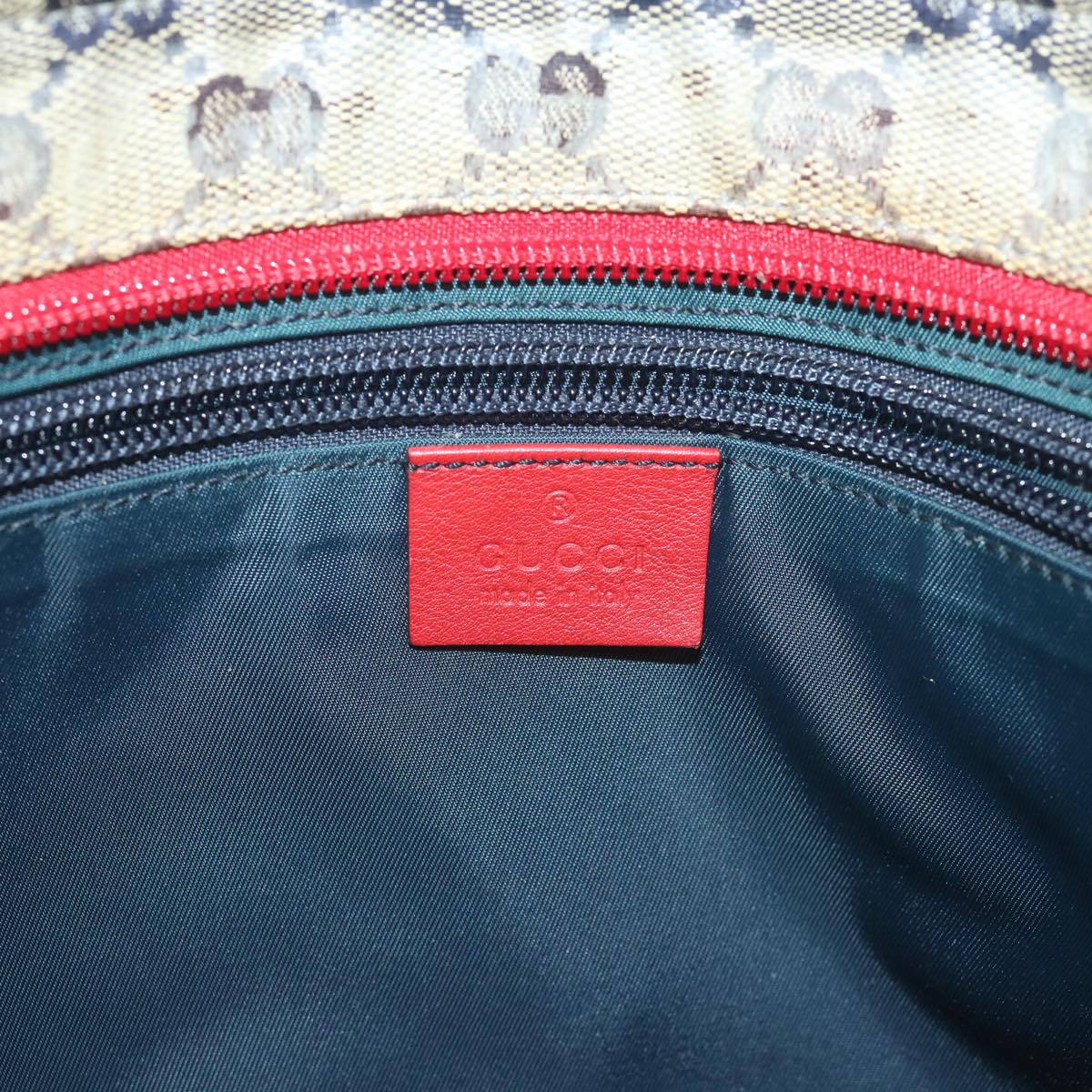 GUCCI GG Crystal Sherry Line Tote Bag Red Navy 155524 ki3721