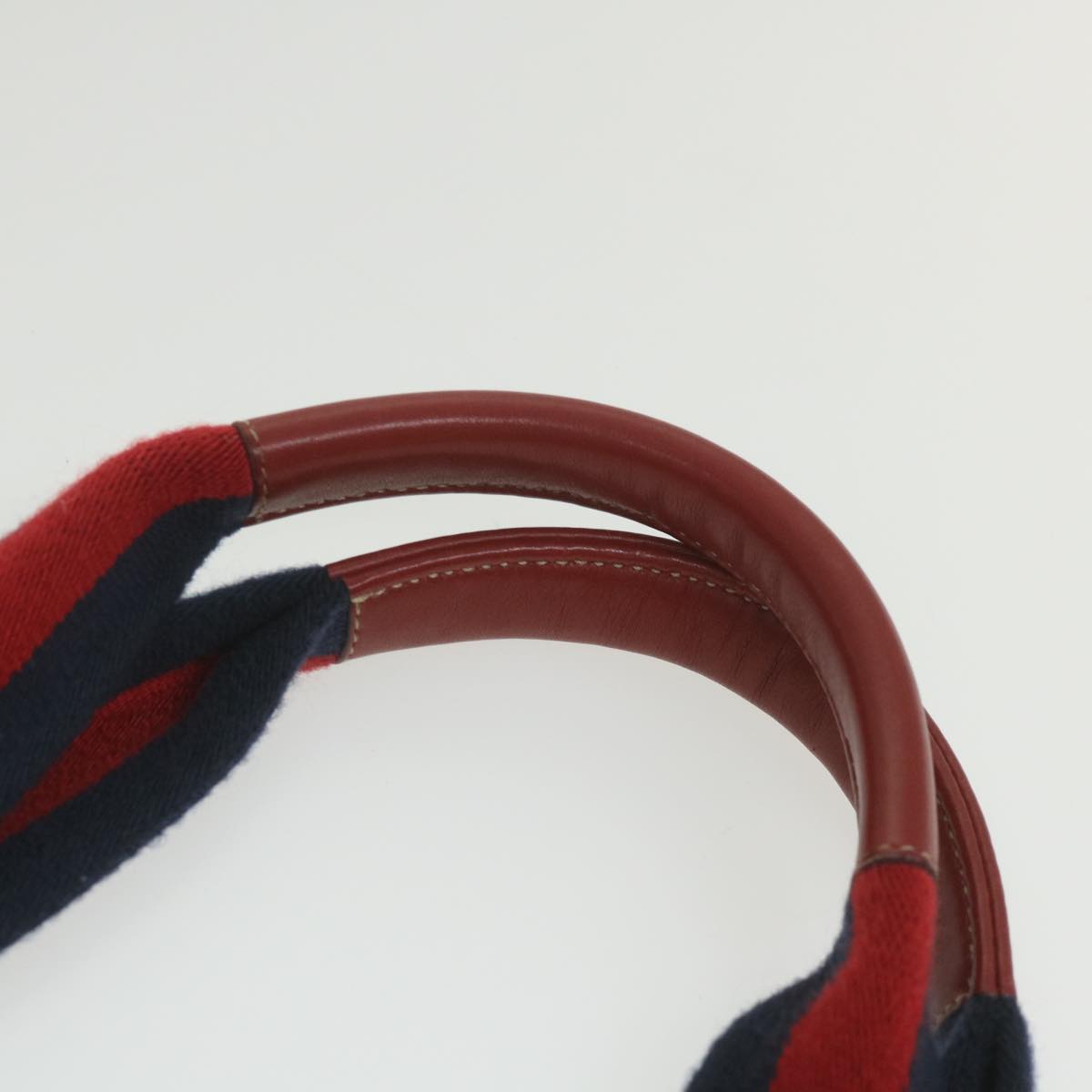 GUCCI GG Crystal Sherry Line Tote Bag Red Navy 155524 ki3721