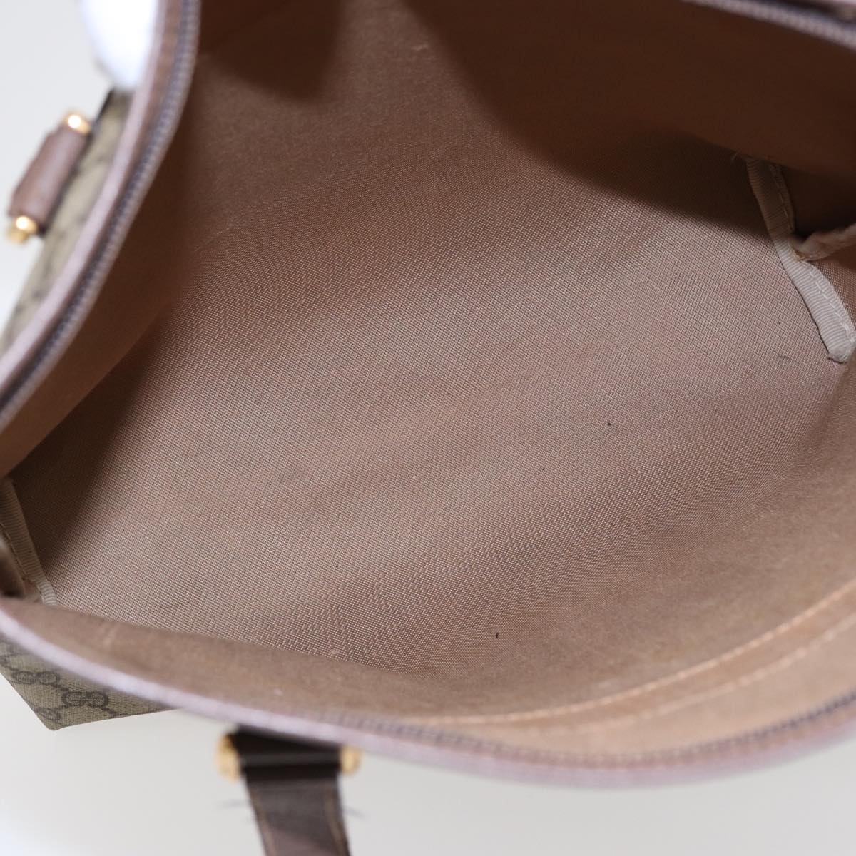 GUCCI GG Supreme Tote Bag PVC Beige Gold 002 615 6130 ki4890