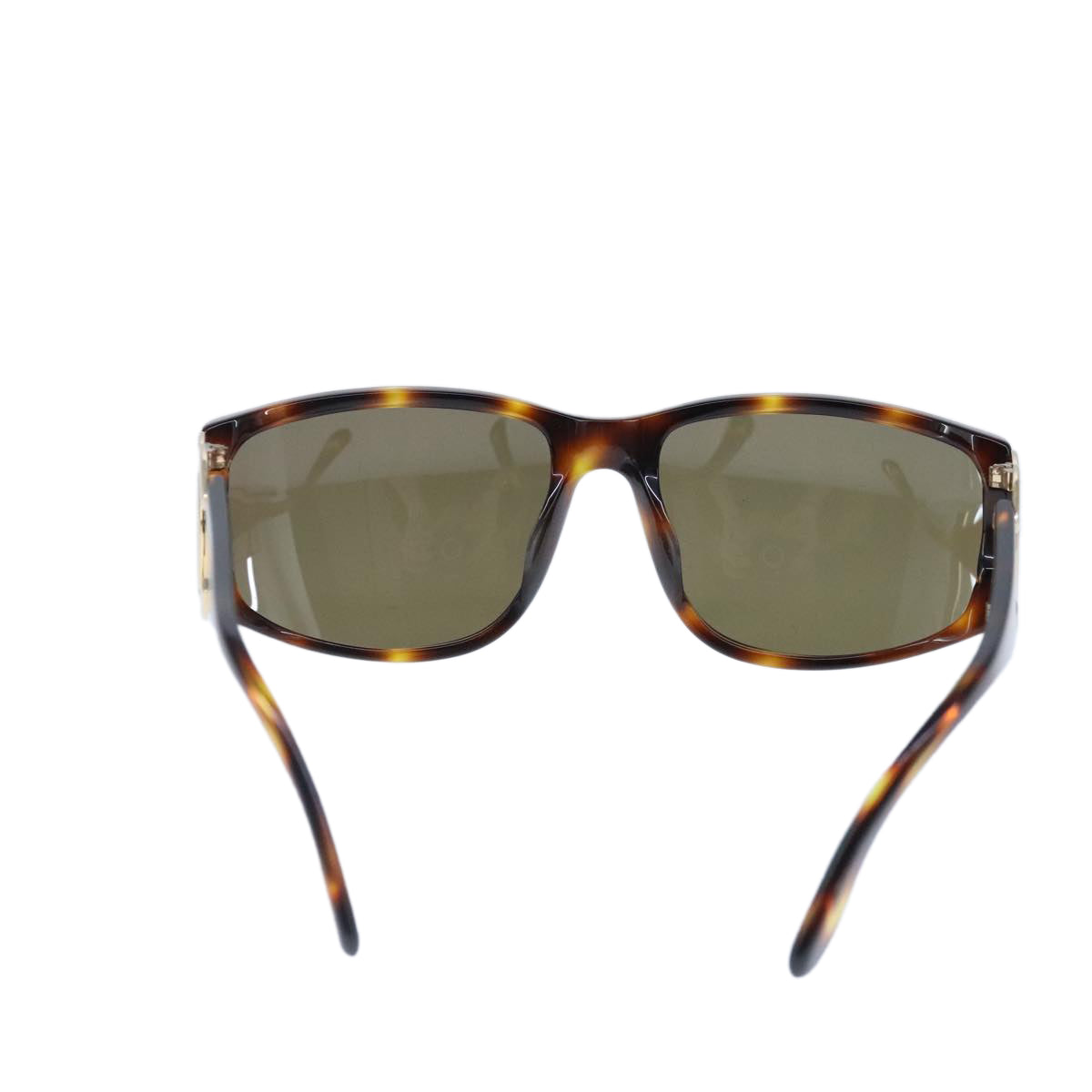 CHANEL Sunglasses plastic Brown CC ki5159