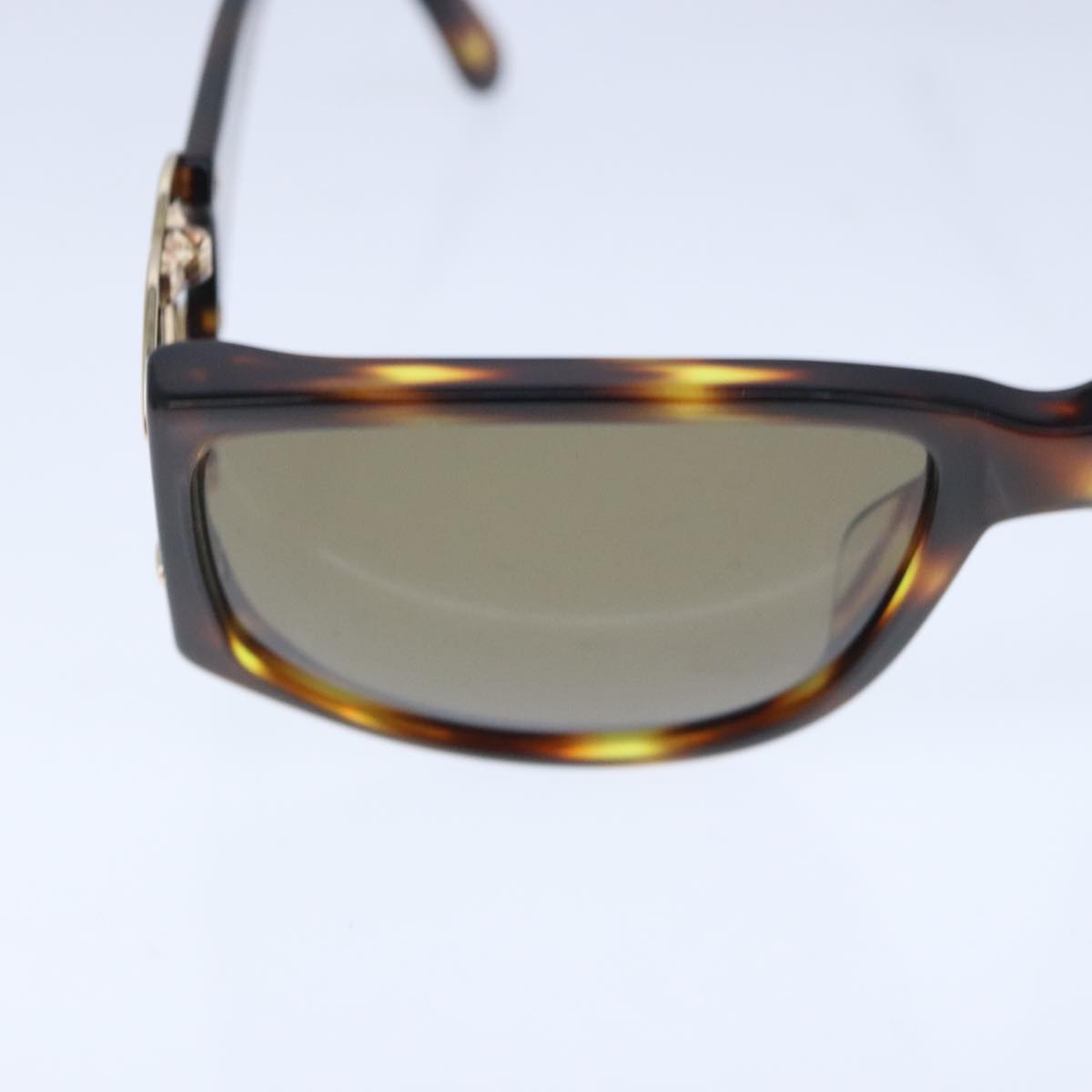 CHANEL Sunglasses plastic Brown CC ki5159