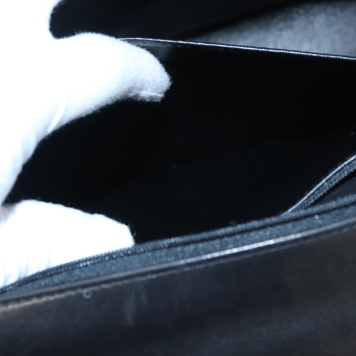 CHANEL Big Matelasse Chain Shoulder Bag Lamb Skin Black CC ki5433A