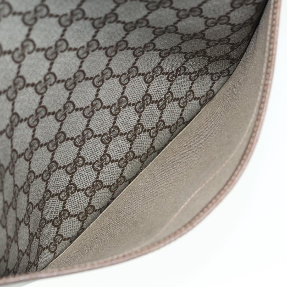 GUCCI GG Canvas Web Sherry Line Tote Bag PVC Leather Beige Green Red kk302