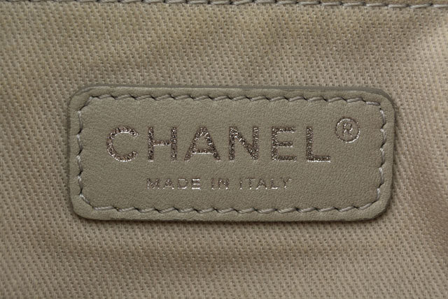 Chanel 2way Leather Tote/Shoulder Bag Chain Coco Mark Quilted