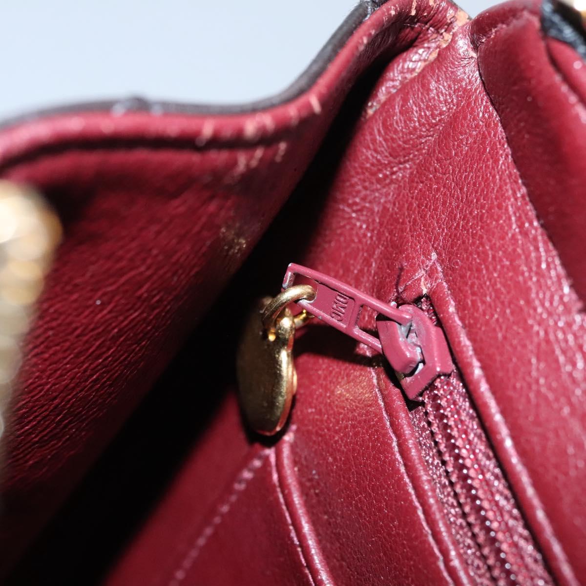 CHANEL Matelasse Chain Backpack Lamb Skin Black CC PP182