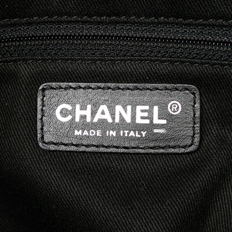Chanel Suede Matelasse Coco Mark Tote Bag
