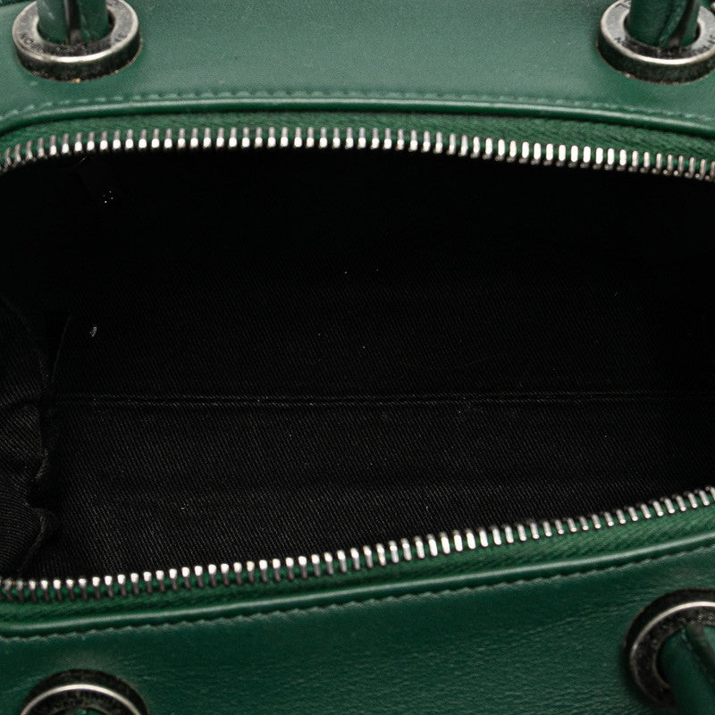 Chanel Leather Mini Boston Bag