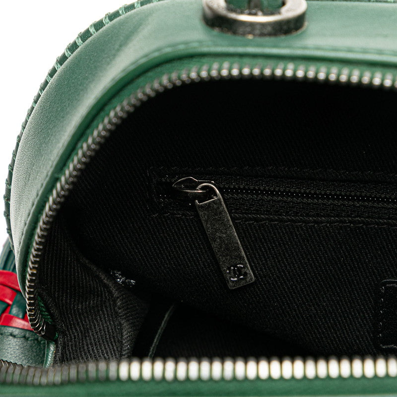 Chanel Leather Mini Boston Bag