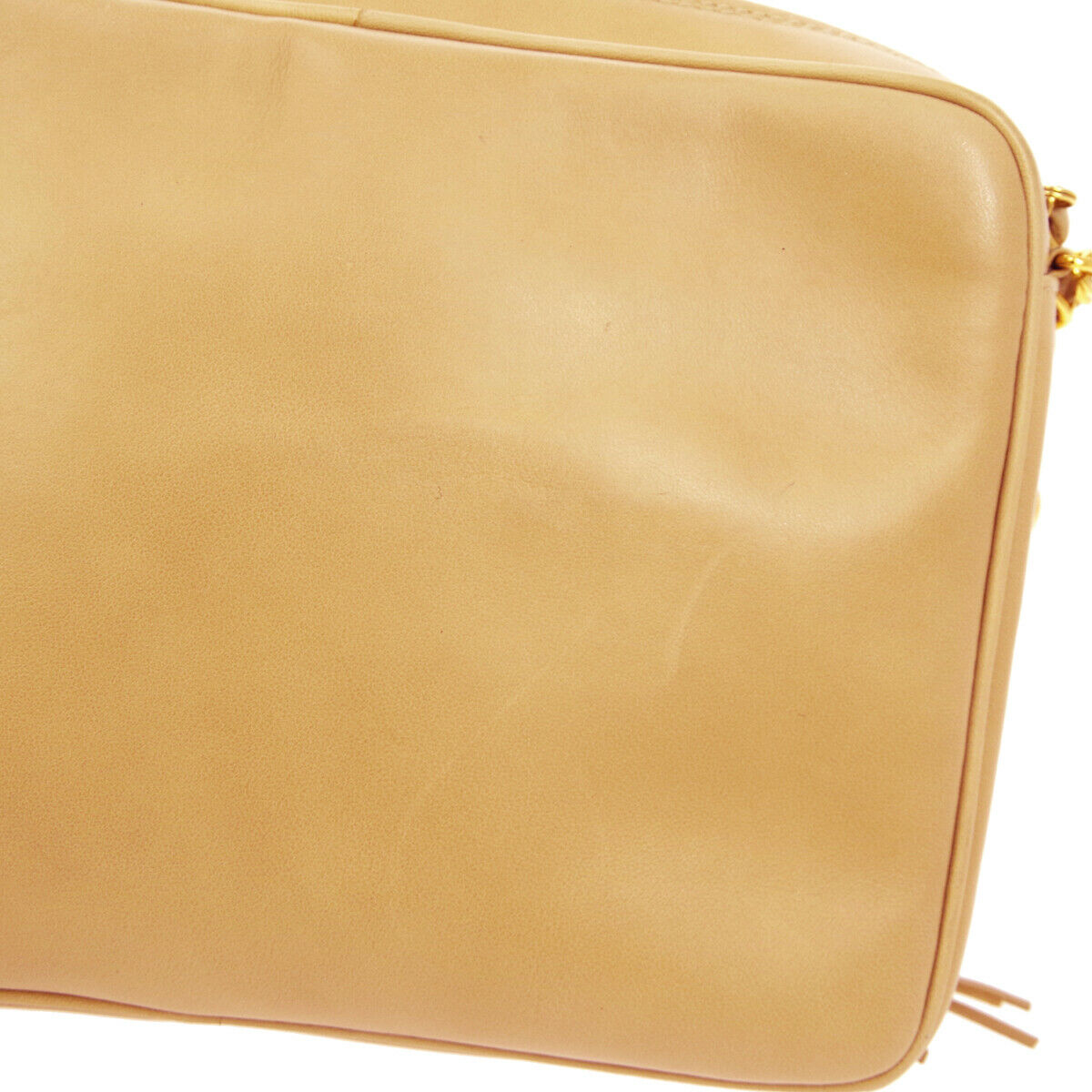 CHANEL 1994-1996 Triple CC Camera Bag Small Beige Lambskin